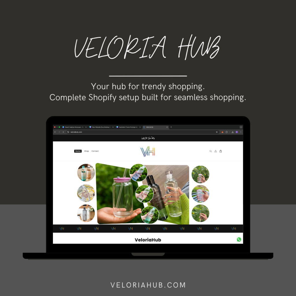 new website blue mockup instagram laptop